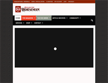 Tablet Screenshot of eclectic-horseman.com